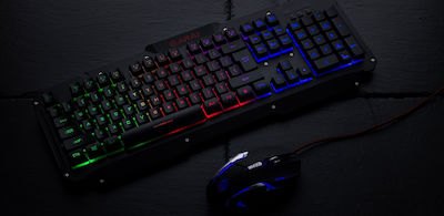 Zeroground KB-1700GUMS Arai Gaming Keyboard Set with RGB lighting & Mouse (US English)