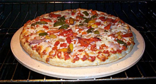 United PS-29 Backblech Pizza mit Keramik Wohnungs Antihaft Grillfläche 29,5cm x 29,5cm x 1cm