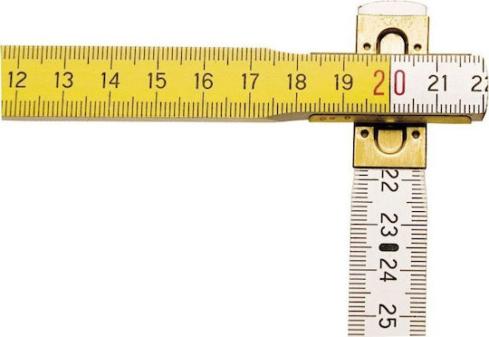Stanley 0-35-458 Wooden Folding Ruler 2m