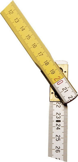 Stanley 0-35-458 Wooden Folding Ruler 2m