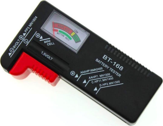 BT-168 Analog Battery Tester with Battery Size Adjustment Lever