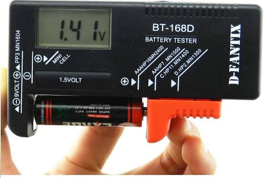 Bigstren BT-168D Digital Battery Tester with Battery Size Adjustment Lever