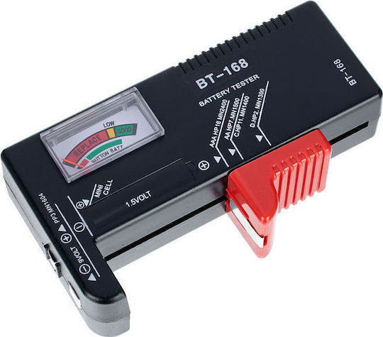 BT-168 Analog Battery Tester with Battery Size Adjustment Lever
