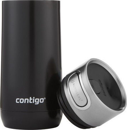 Contigo Luxe Autoseal Glass Thermos Stainless Steel BPA Free 360ml Black with Mouthpiece