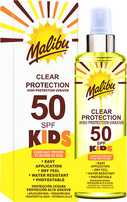 Malibu Kids Clear Детско Слънцезащитно Спрей 250мл SPF50