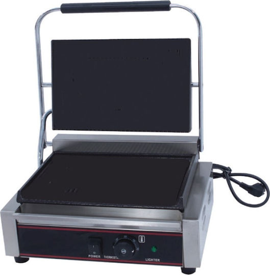 Karamco CHZ-820B Commercial Sandwich Maker with Cast iron Flat Top and Flat Bottom 2200W