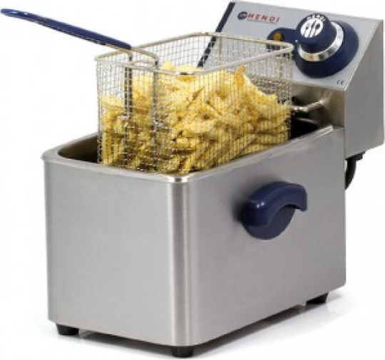 Hendi Electric Fryer 3kW Capacity 4lt 21.7x38x30cm Blue Line