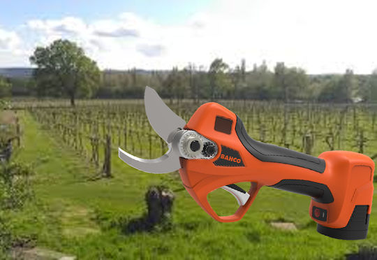 Bahco Pruning Shears Battery Brushless 14.4V 2x2.5Ah with Maximum Cutting Diameter 32mm