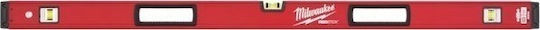 Milwaukee Redstick Backbone 120 Spirit Level Aluminum Magnetic 120cm with 3 Eyes