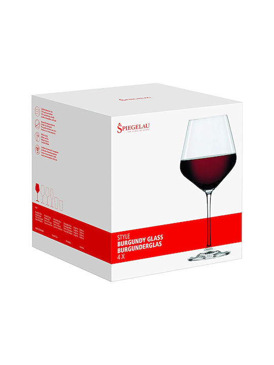 Spiegelau Style Set of Glasses for Red Wine made of Crystal Stemmed 640ml 4pcs