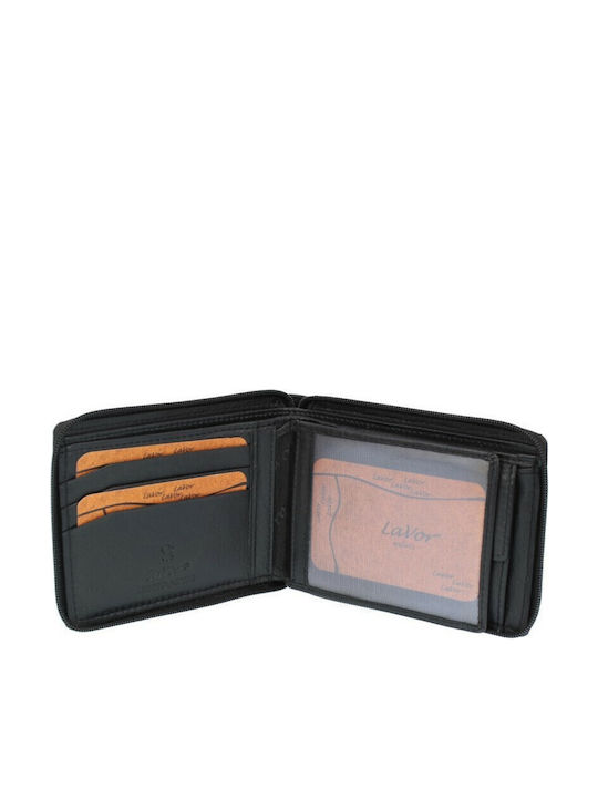 Δερμάτινο Ανδρικό Πορτοφόλι με RFID Μαύρο