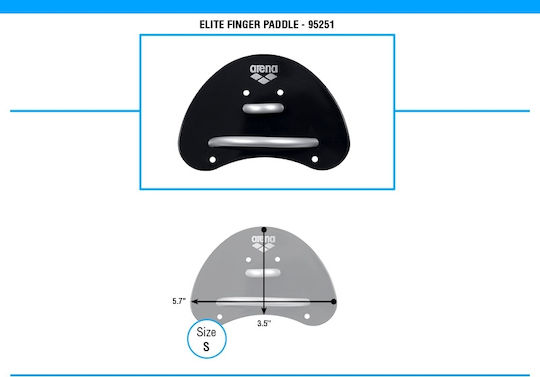 Arena Finger Paddles Ροζ