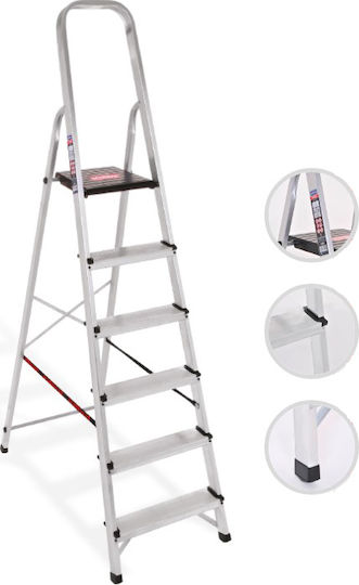 Palbest Hobby Ladder Aluminum with 6+1 Steps 221pcs