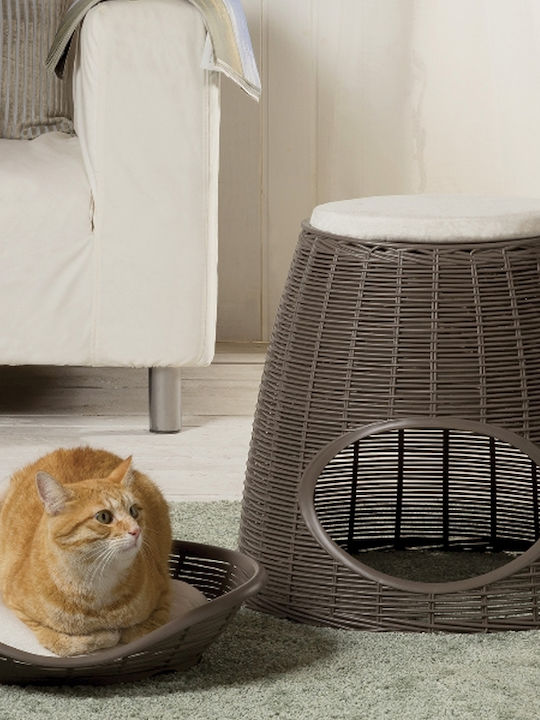 Bama Pasha Pet Home Hundebett Nest Weiß 52x50cm.