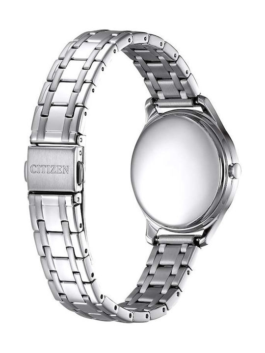 Citizen Eco-Drive Elegant Collection Women's Watch with Silver Metal Bracelet