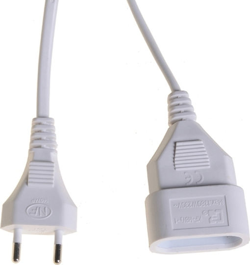 SAS Extension Cable Cord 2x0.75mm²/3m White