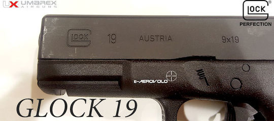 Umarex Αεροβόλο Πιστόλι CO2 Glock 19 4.5mm