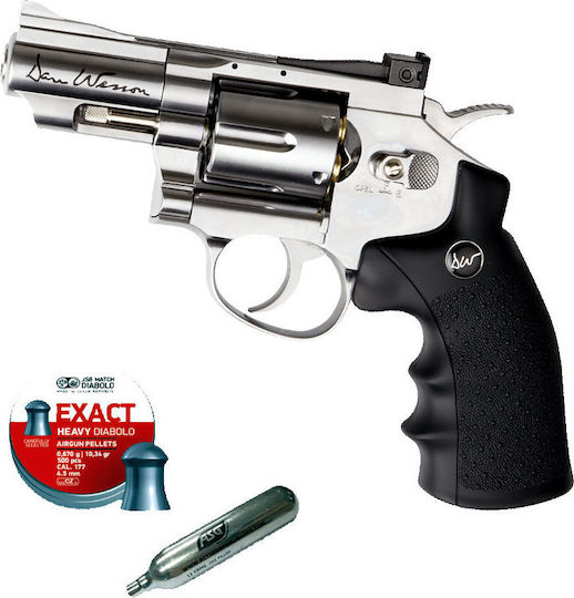 Asg Αεροβόλο Πιστόλι CO2 Dan Wesson 2.5" Pellet Μεταλλικό 4.5mm