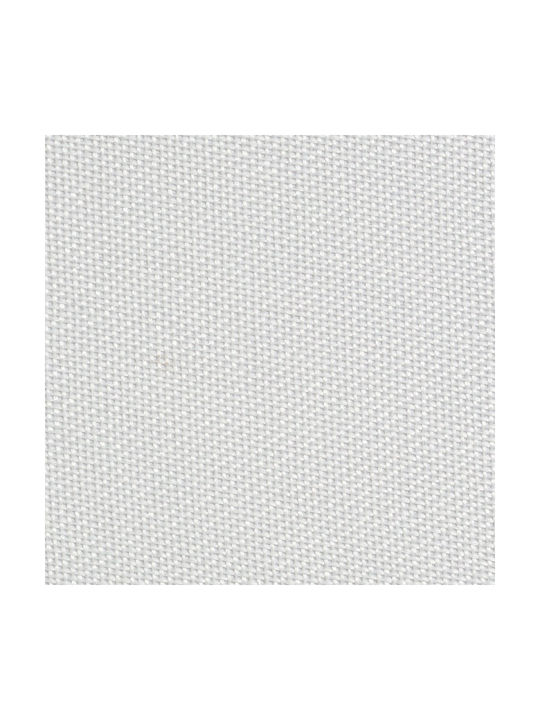 Rendl Light Studio Plaza M Table Πορτατίφ με Λευκό Καπέλο και Ασημί Βάση