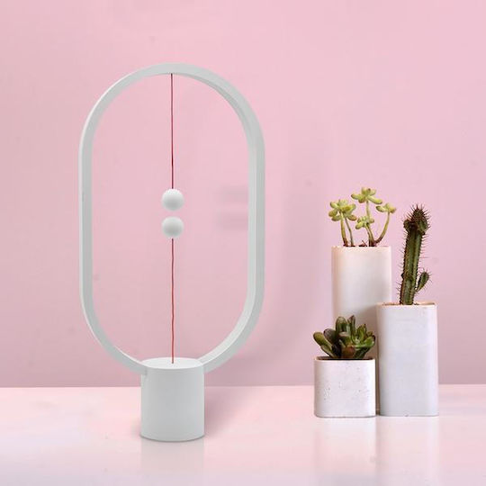 Allocacoc Διακοσμητικό Φωτιστικό Heng Balance Lamp Ellipse LED Θερμό Λευκό 3500K 28x40x7εκ.