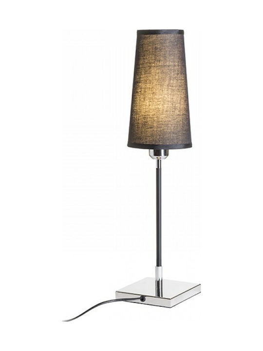 Rendl Light Studio Lulu Table Metall Tischlampe für Fassung E27 mit Schwarz Schirm und Basis