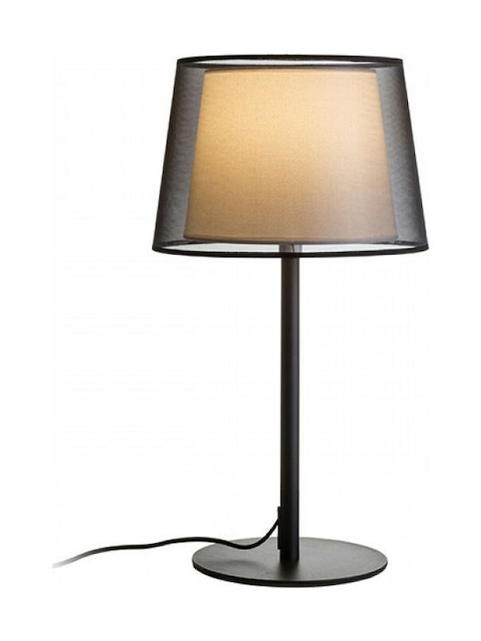 Rendl Light Studio Esplanade Table Πορτατίφ με Γκρι Καπέλο και Μαύρη Βάση