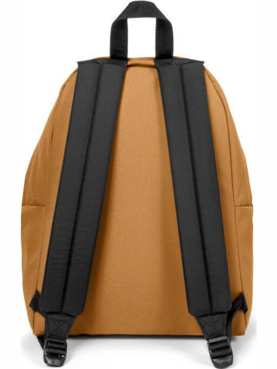 Eastpak Padded Pak'r Metallic Gold School Bag Backpack Junior High-High School in Brown color 24lt