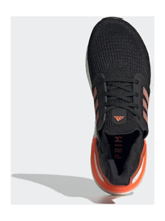 Ultraboost 20 Damen Sportschuhe Laufen Core Black / Signal Coral / Cloud White