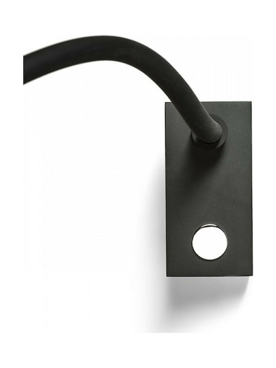Rendl Light Studio Aim Einzel LED Warmes Weiß Spot in Schwarz Farbe