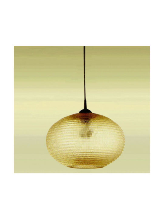 Aca Pendant Light Honey Bell with Socket E27 36x27cm