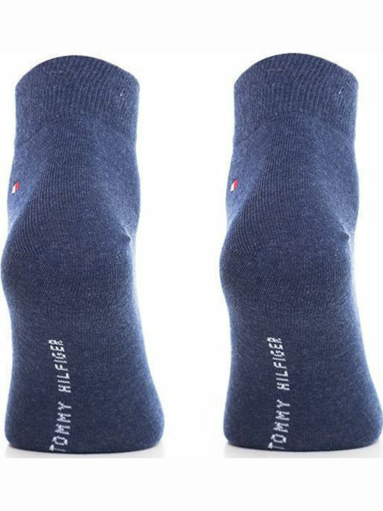Tommy Hilfiger Men's Solid Color Socks Blue 2Pack