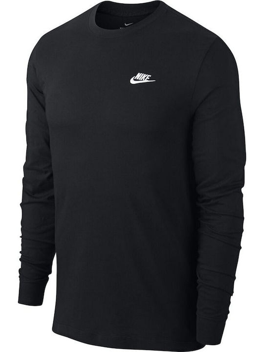 Long Sleeve Athletic Blouse Black