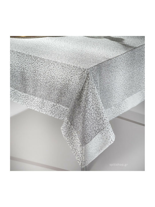 Guy Laroche Coctail Polyester Tablecloth Silver 160x220cm