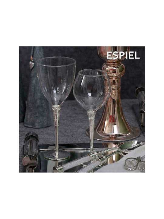 Espiel Set Gläser für Rotwein aus Glas Mit Stiel 2Stück