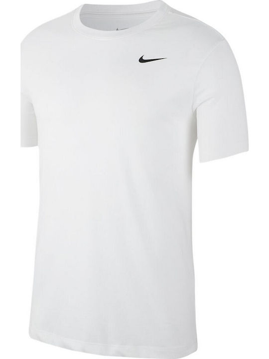 Nike Dri-Fit Sportliches T-Shirt Weiß