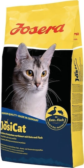 Josera Josicat Crispy Duck Dry Food for Adult Sterilized Cats with Duck 18kg