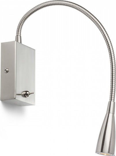 Rendl Light Studio Point Единично LED Топло бяло Спот в Сребрист Цвят