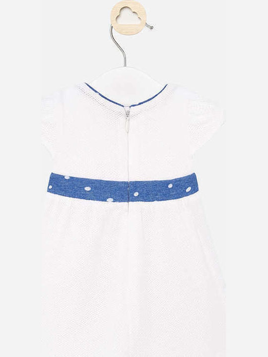 Mayoral Kids Dress Short Sleeve Blue