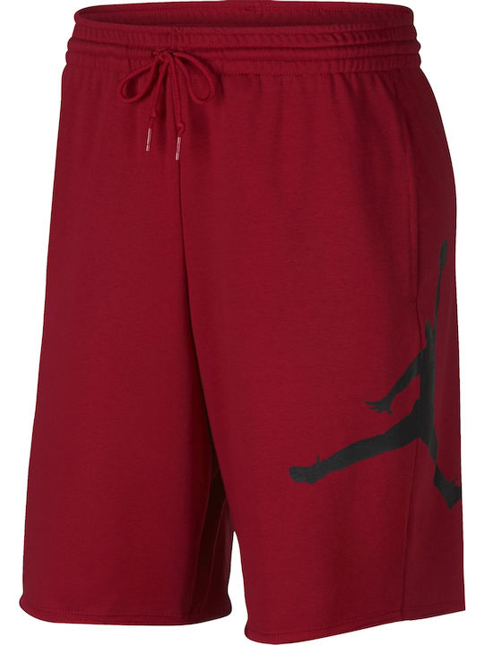Jumpman Air Fleece Мъжки спортни шорти Червен