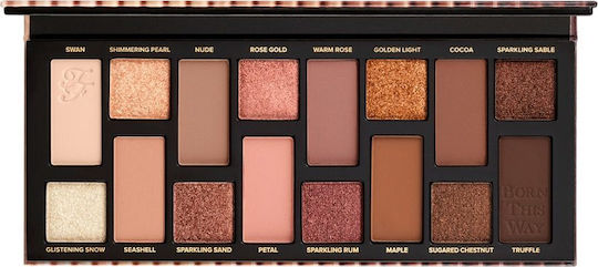 Too Faced Born This Way Paletă Cu Fard De Pleoape În Formă Pudră Presată 16gr