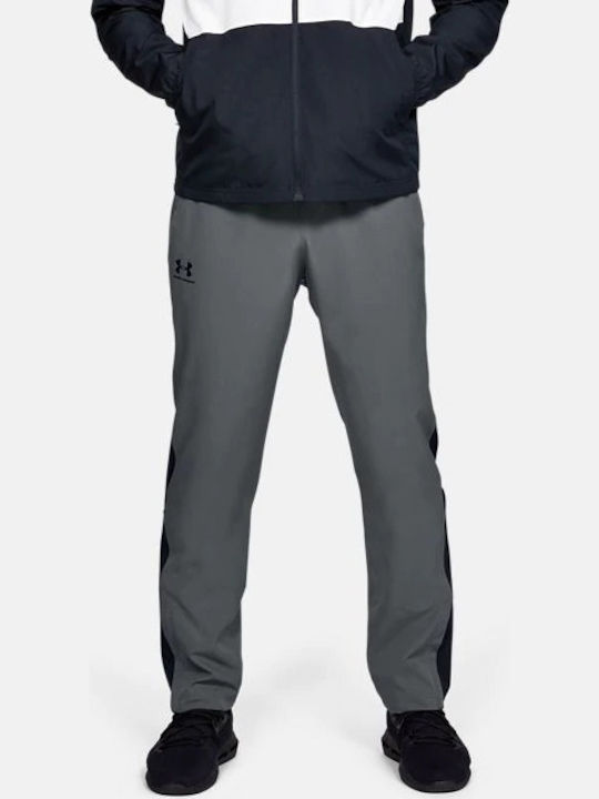 Vital Woven Sweatpants Glossy without Elastic Gray