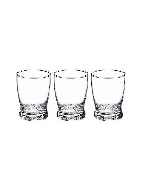 Bormioli Rocco Madisson Set of Glasses for White and Red Wine made of Glass Stemmed 180ml 3pcs