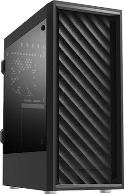 Zalman T7 Midi Tower Κουτί Υπολογιστή με Πλαϊνό Παράθυρο Μαύρο