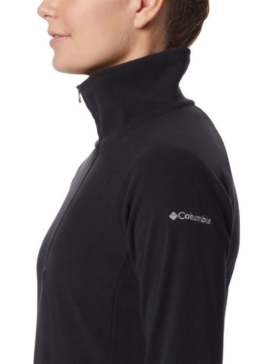 Glacial IN 1/2 Zip Дамски Суитшърт Черен