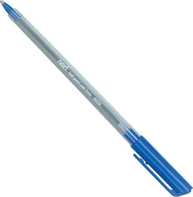 Next 30200-09ΕΛ-2 Pen Ballpoint 1mm with Blue Ink 30200-03ΕΛ-2