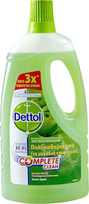 Dettol Power & Fresh Lichid de Curățare pentru Podele cu Acțiune de Dezinfectare Măr verde 1x1l