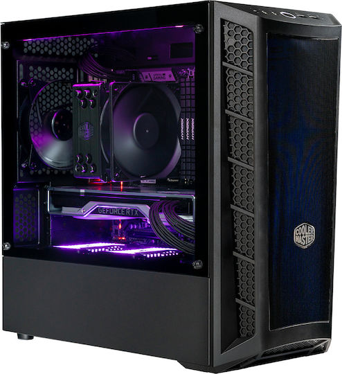 CoolerMaster MasterBox MB311L Gaming Mini Tower Computer Case with Window Panel Black