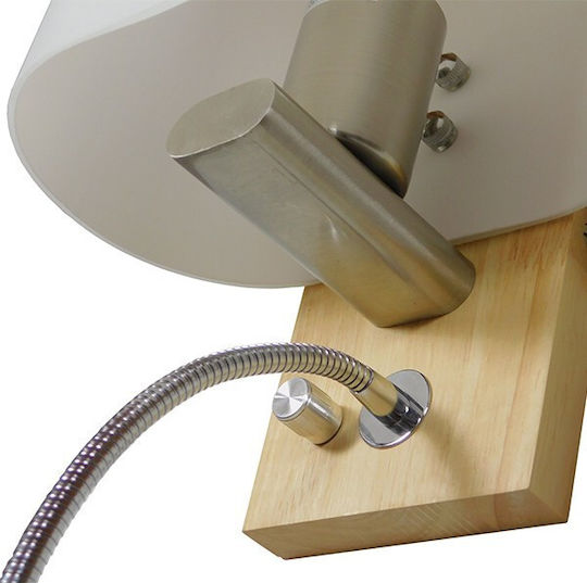 GloboStar Sutton Lampa De Perete Modernă Cu Bază De Bec E27 20x20x20cm