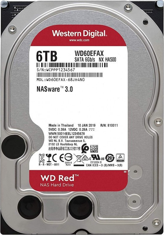 Western Digital WD60EFAX （3.5 HDD 6TB） Western Digital WD60EFPX 6TB 3.5