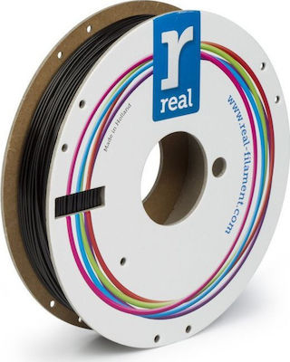 Real Filament PLA Filament pentru imprimante 3D 1.75mm Negru 0.5kg